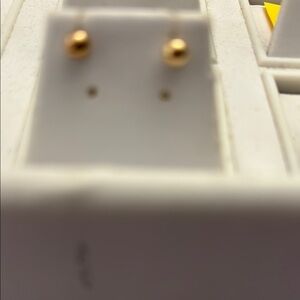 Classic Gold Ball Earrings